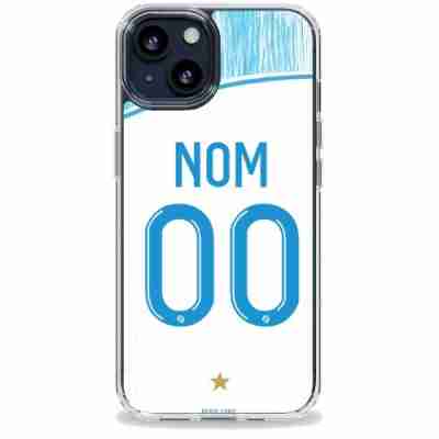 Coque de telephone football Marseille maillot domicile saison 2018 2019 à personnaliser