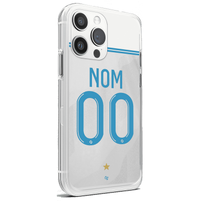 Coque football OM Marseille domicile saison 2023 2024 personnalisable
