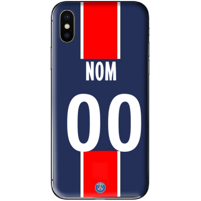 COQUE MAILLOT FOOT - PARIS DOMICILE 2020/2021 - PERSONNALISABLE