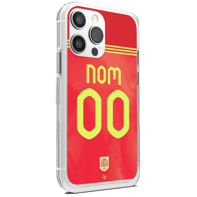 Coque football Espagne maillot domicile 2024 paesonnalisable