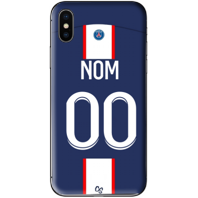 Coque football PSG Paris maillot domicile saison 2022 2023 personnalisable