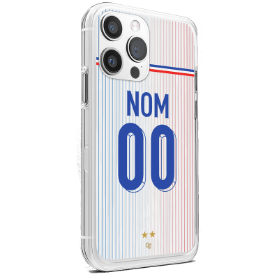 Coque football France maillot extérieur 2024 personnalisable