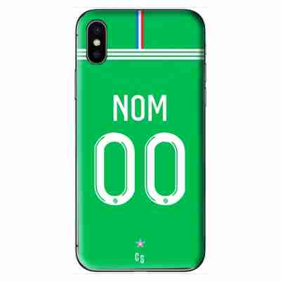 COQUE MAILLOT FOOT - AS SAINT-ETIENNE DOMICILE 2020/2021 - PERSONNALISABLE