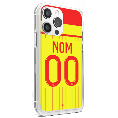 Coque football RC Lens maillot domicile saison 2022 2023 personnalisable