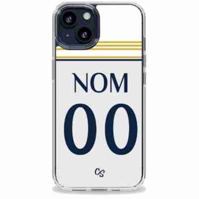 COQUE MAILLOT REAL MADRID DOMICILE SAISON 2023/2024 À PERSONNALISER.