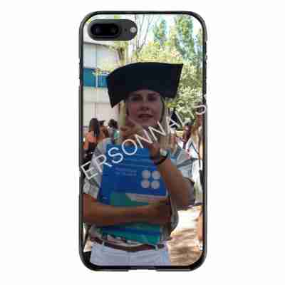 iPhone 7 Plus/8 Plus - Coque personnalisable - Contour Souple Noir