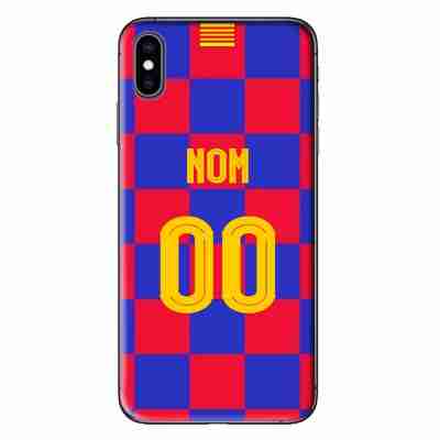 COQUE MAILLOT FOOT - FC BARCELONE DOMICILE 2019/2020 - PERSONNALISABLE