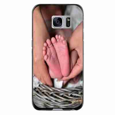 Coque-personnalisée Samsung-Galaxy-S6-Souple-Noir